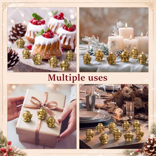 Civaner 50 Pcs Mini Brass Color Angel Figurines, Miniature Small Angels - style: Angel