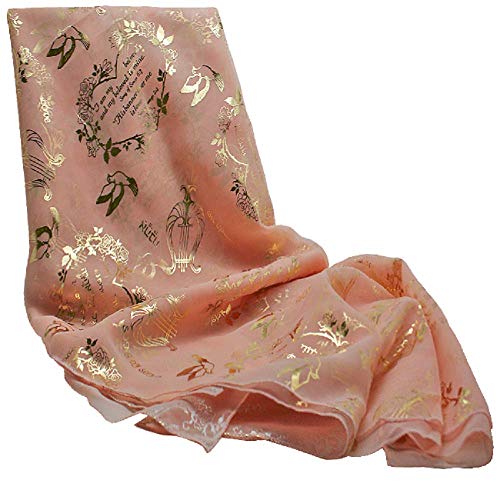 Biblical World My Beloved Scripture Scarf For Woman, 100% Polyester 20 x 60 inches - color: Peach