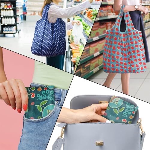 Grocery Bags, Gift-Ready Packaging, A Fun & Practical Gift For Women - color: Boho 4 Pack