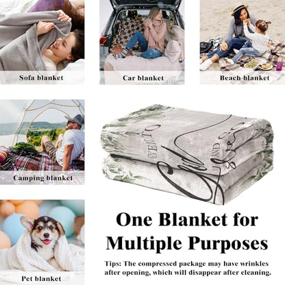 Christian Bible Verse Blanket, Christian Gifts for Women Men, Give It to God and Go to Sleep Religious Scripture Throw Blankets for Home Bedroom Living Room Couch Sofa, 50x60 Inches - color: Give It to God