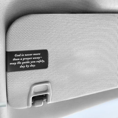 God Prayer Car Visor Clip, Black Religious Visor Clip for Men Women - color: Black01