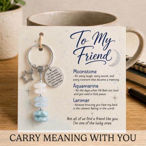 Crystal Keychain Gifts For Women, Friend, Coworker, Daughter, Mom, Faith - color: To My Friend