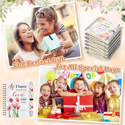 36 Pcs Christian Bulk Gifts for Women: Floral Small Journal Religious Gift - color: Floral