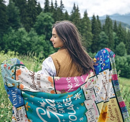 Christian Gifts for Women, Cute Birthday Gifts Blanket 60x50in - size: 60x50inches