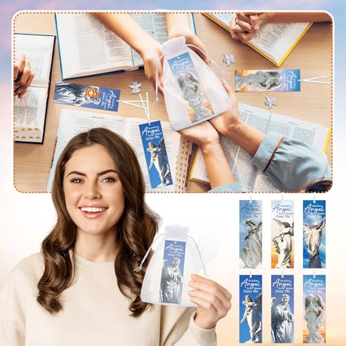 Supervitae 12 Set Guardian Religion Angel Pin Bookmark Psalm 91:11 Gift - style: Guardian Angel