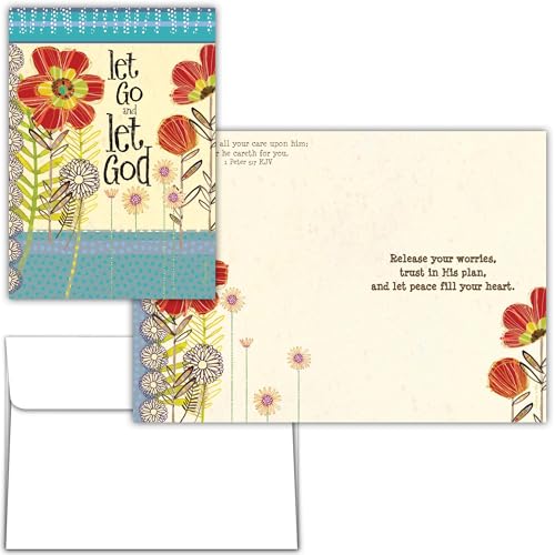 KJV Let God Praying Card, 1 Count - color: Let God
