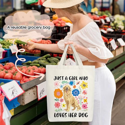 Doreen's Boutique Aesthetic Canvas Handbag Tote Bag - style: Dog 2