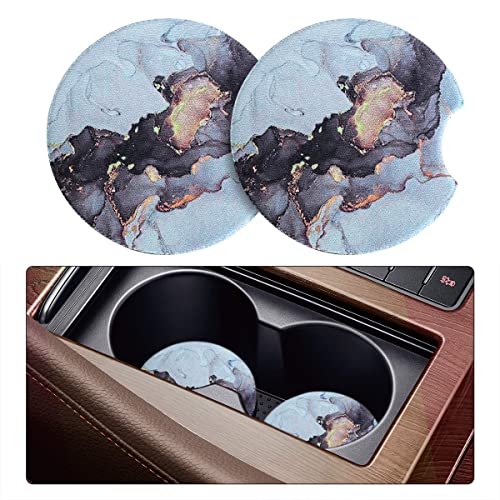 Moly Magnolia 2 Pack 2.75 Inch Car Cup Holder Coasters, Style L - color: Style L