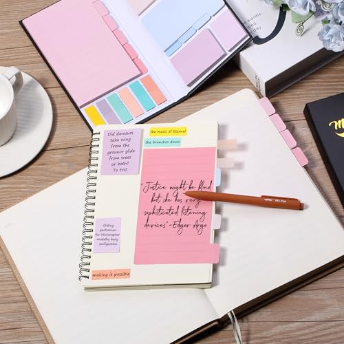 Mr. Pen- Sticky Notes Set, 410 Pack, Ruled - color: Pastel Macaron, size: 1 Set