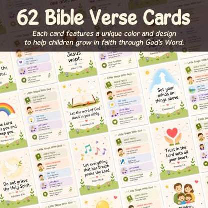 Prayer Cards for Kids, Biblical Affirmation Cards for Kids