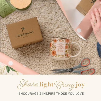 Christian Art Gifts Scripture Ceramic Coffee & Tea Mug for Women