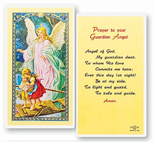 Guardian Angel Prayer Laminated Holy Cards (Set of 5)
