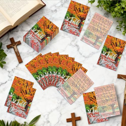 Halloween Gospel Tracts for Evangelism, Christian Tracts - color: Fall in Love With Jesus