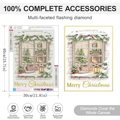 Merry Christmas Diamond Art Kit for Adult,Diamond Painting Kit for Beginner - color: JOJO-DP90