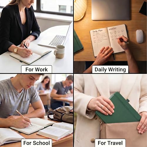 &And Per Se Dotted Journal Notebook, A5 Hardcover Aesthetic Dotted Notebook – 160 Pages 100gsm Thick Dot Grid Paper, 3 Sticker Sheets – Gift-Ready Journaling Kit for Women (Botanical Floral) - color: c.Botanical Floral, style: Dotted with Pattern