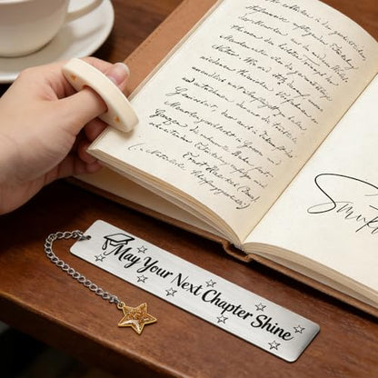 Inspirational Motivational Metal Bookmarks, Book Mark for Reading - color: Metal Bookmarks