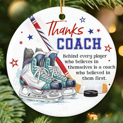 ZAGKOO Hockey Coach Ornament 2026, Coaches Christmas Ornament for Men,Women - color: Hockey Coach