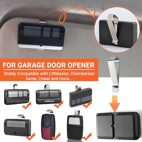Photo Frame Visor Clips for Car Sun Visor with Adhesive 4-Pack