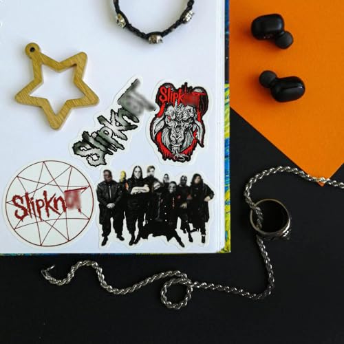 50Pcs American Nu Metal Band & Adult Stickers, Metal Band Stickers, Strong Adhesive & Waterproof Decals for Laptop and Skateboards, Gifts for Women & Men - color: Band Stickers