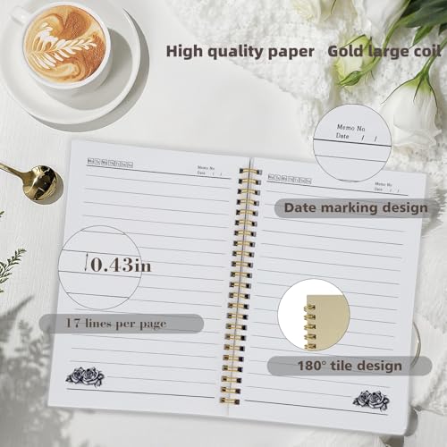 Boho Floral Bible Journal for Women, A5 Spiral Bound Notebook for Church Notes Journal, Christian Scripture Study Journal，bible study supplies；