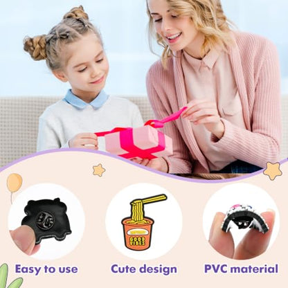 Cute Pins Bulk, Funny Lapel Badge Pins Rubber Brooch Pins for Backpacks, Hats, Bags - style: Word-25PCS