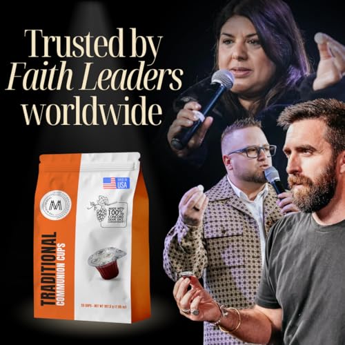 Miracle Meal Prefilled Communion Cup & Wafer Set, Travel Pack of 25-Cups - size: Traditional Bag of 25