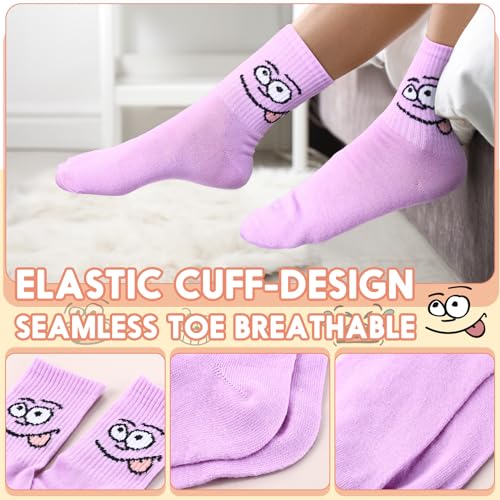 Cuffbow 20 Pack Crazy Funny Emotion Women Sock - style: Cute Style