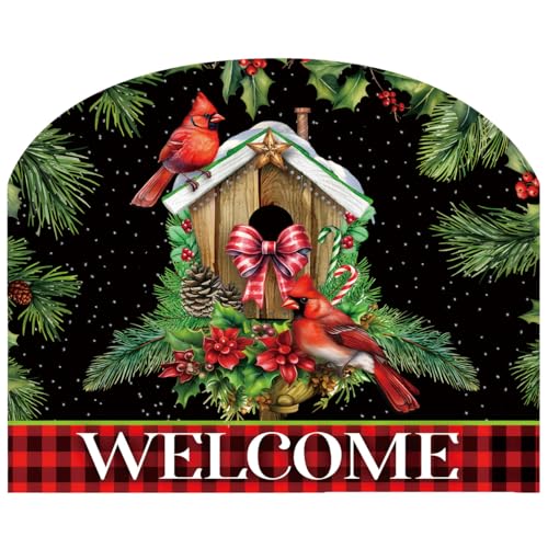 Briarwood Lane Christmas Art Sign 8.25x10.25 Holiday Birdhouse - color: Holiday Birdhouse