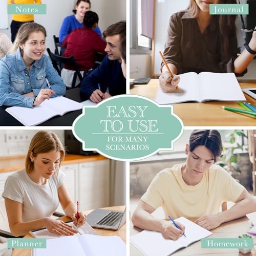 Colarr 8 Pack Composition Notebook Wide Ruled Marble, Boho Color - color: Boho Color