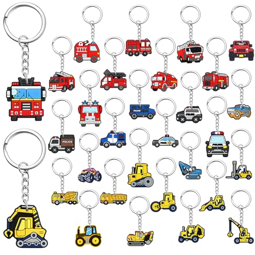 Cute Keychain Bulk,Cute Key Chain for Car Keys Purse Bag Rewards - color: Car-30