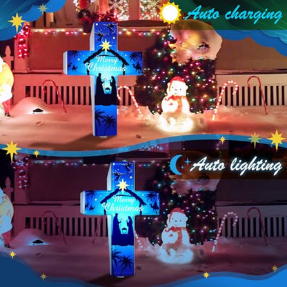 Yousoontic Christmas Solar Stake, Merry Christmas - style: Merry Christmas