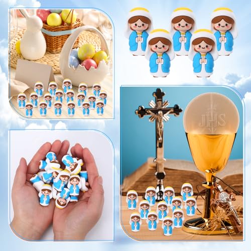 20 Pcs Little Virgin Mary Figurines Mini Virgin Mary Figures
