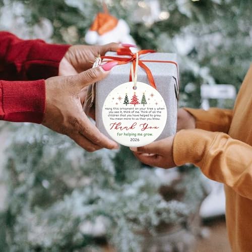 Christmas Ornaments 2026 - Thank You Gifts - Appreciation, Boss Day Ideas for Women, Men, Coworkers, Bosses, Teachers - Retirement, Farewell, Going Away - color: Thank You05