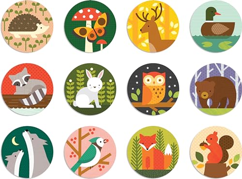 Matching Game Forest Animals v2 - color: Multicoloured