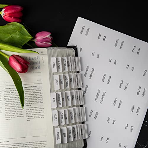 DiverseBee Laminated Bible Tabs for Women and Men (Magnolia) - color: Magnolia