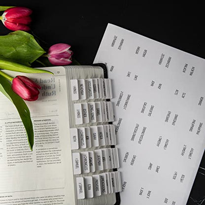 DiverseBee Laminated Bible Tabs for Women and Men (Magnolia) - color: Magnolia