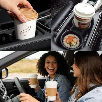Ceramic Car Cup Coasters 2PCS - Sushi - color: Sushi