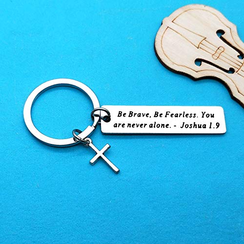 Xiahuyu Christian Keychain - Bible Verse Baptism & Communion Gift - Inspirational Religious Gifts for Women & Men - color: Christian-2