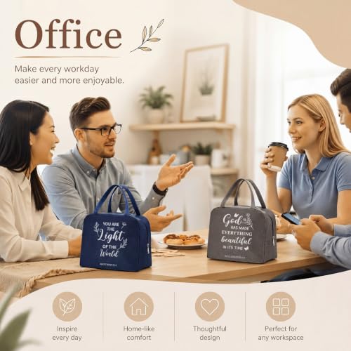 12 Pcs Christian Lunch Bags Gifts Bulk Religious Gifts for Women - style: Christian