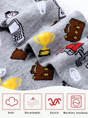 3 Pairs Pastor/ MA/ Boss Socks with Sayings, Gift with Box for Men Women - style: Boss
