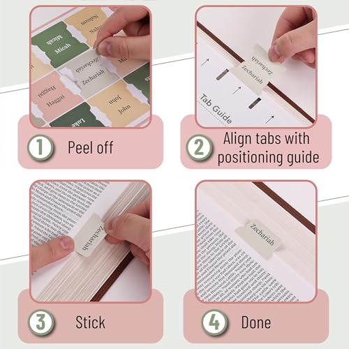 Mr. Pen- Bible Tabs, 75 Tabs, Colorful - color: Colorful