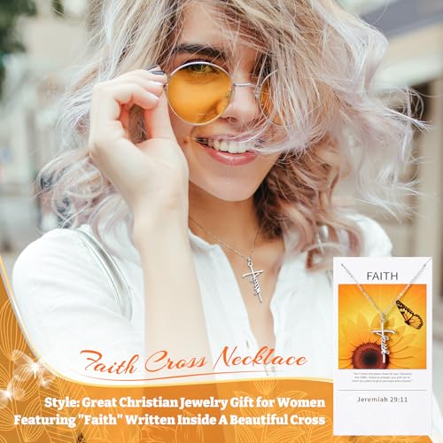 13PCS Christian Gifts For Women Faith -Inspirational Religious Birthday Gifts,Sunshine Box Spiritual Baptism Baskets for Her, Mom,Grandma,Wife,Mothers,Friend, Sister Birthday Valentine's Day Gift - color: Sunflower