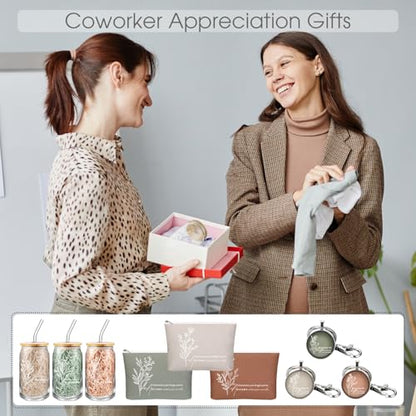 Hoolerry 9 Pcs Thank You Gifts for Women Employee Coworkers, Aesthetics - style: Aesthetics