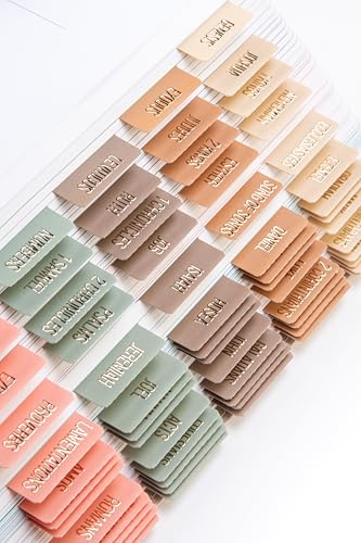 DiverseBee Laminated Bible Tabs with Gold Embossed Lettering (Meadow) - color: Meadow