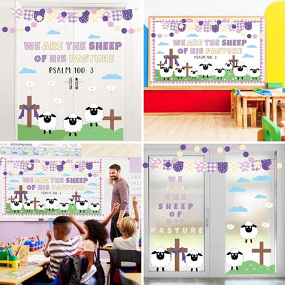 Easter Bulletin Board Set Christian Religious Classroom Decor