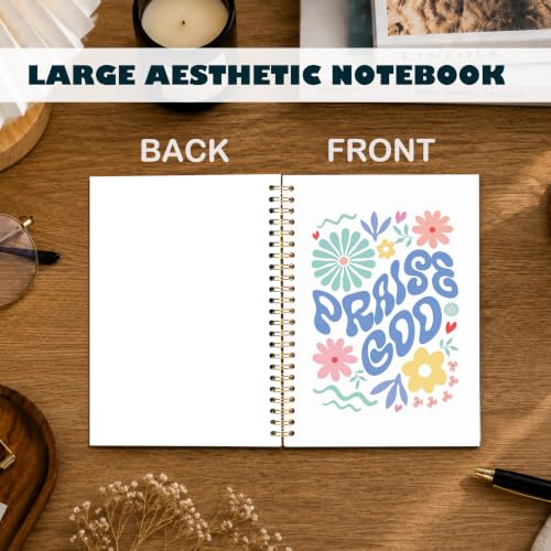 Boho Floral Christian Notebook for Women 5.5x8.3 - color: Boho Floral