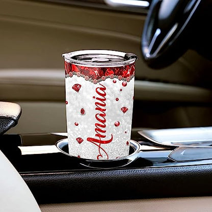 WAZONE Personalized Golf Player Tumbler 20oz 30oz Stainless Steel Custom Name Vacuum Insulated Travel Coffee Mug Novelty Cup Sporty Themed Gift Birthday Christmas for Women Friends - color: Golf
