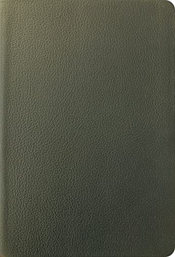 NLT Large Print Thinline Reference Bible, Filament Enabled (Genuine Leather, Olive Green, Indexed, Red Letter)