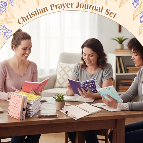 Resurhang 10 Sets Christian Prayer Journals Woman Christian Journals Gifts