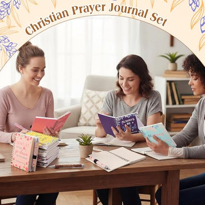 Resurhang 10 Sets Christian Prayer Journals Woman Christian Journals Gifts
